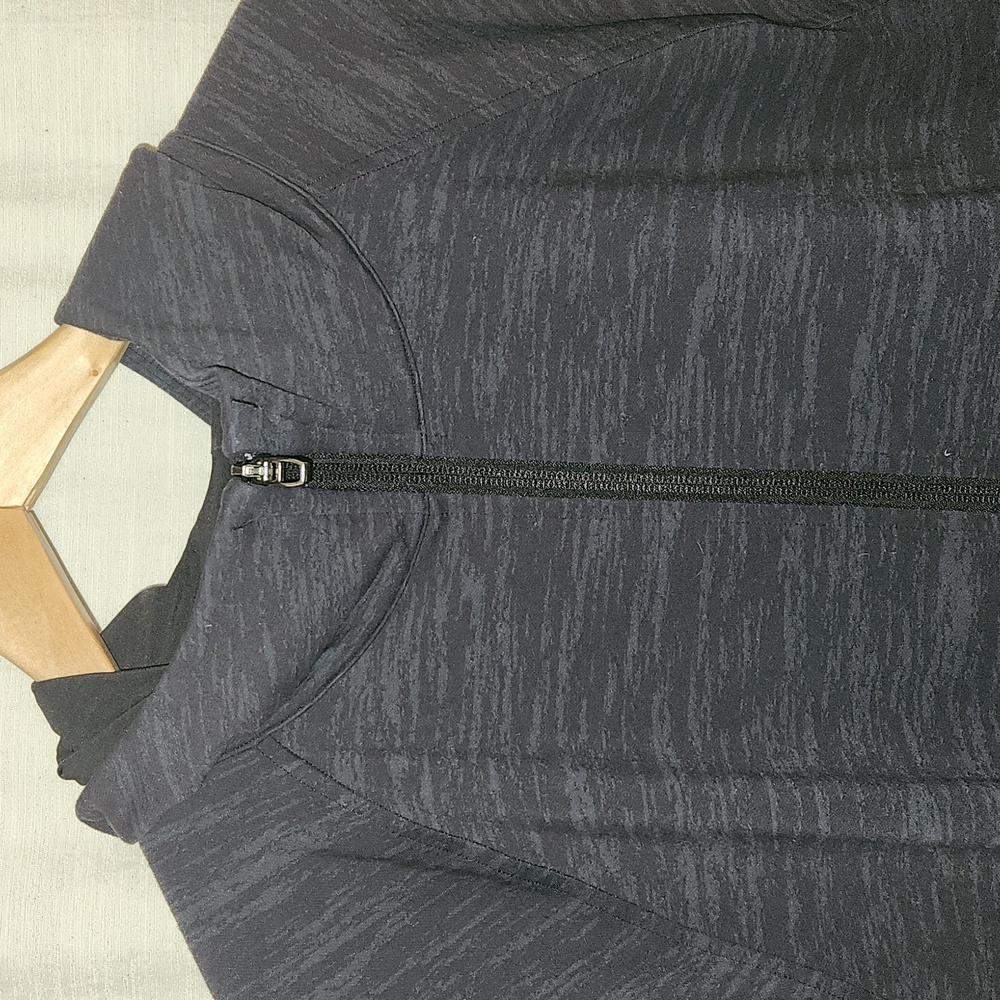 Lululemon City Sweat Full Zip Hoodie *Jacquard Black / Obsidian Large - Picture 6 of 13